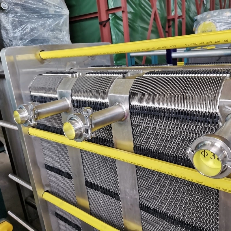 Intercambiador de calor de placas de múltiples etapas