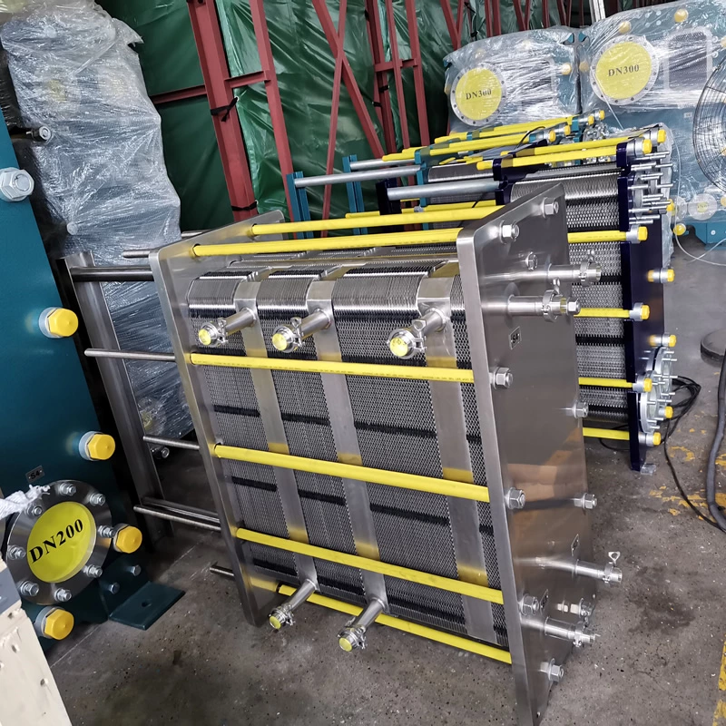 Intercambiador de calor de placas de múltiples etapas