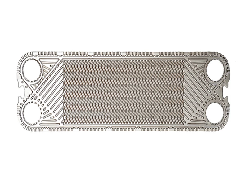 What are the differences between horizontal and vertical corrugations of PHE plates in practical applications?